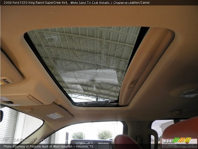 White Sand Tri Coat Metallic / Chaparral Leather/Camel 2009 Ford F150 King Ranch SuperCrew 4x4