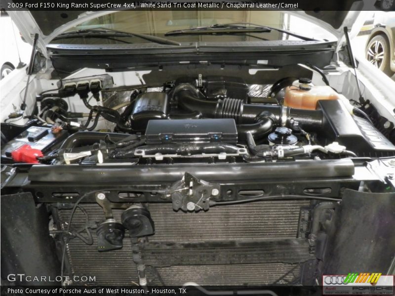 White Sand Tri Coat Metallic / Chaparral Leather/Camel 2009 Ford F150 King Ranch SuperCrew 4x4