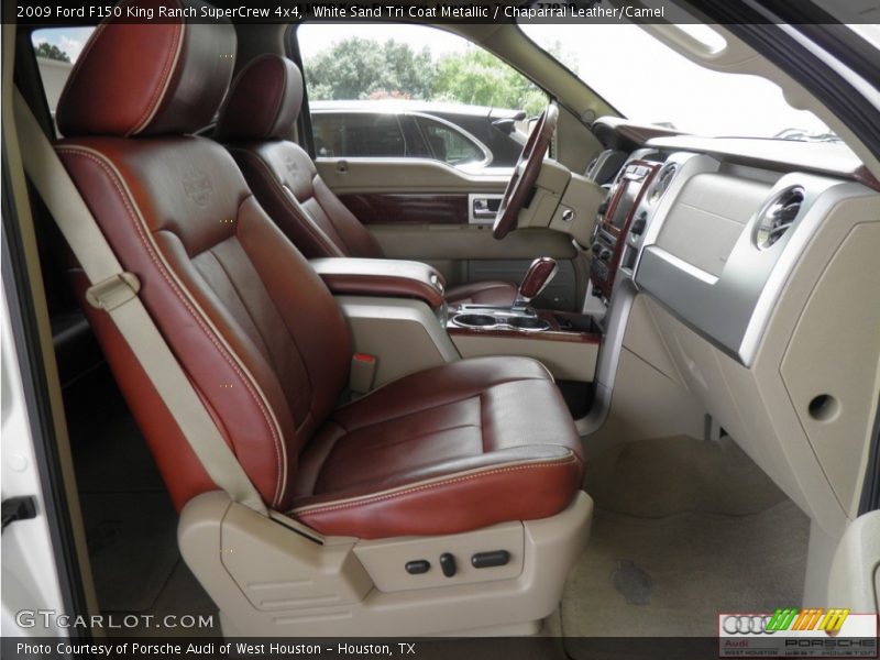 White Sand Tri Coat Metallic / Chaparral Leather/Camel 2009 Ford F150 King Ranch SuperCrew 4x4