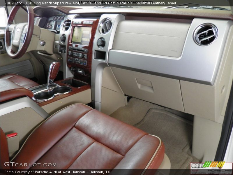 White Sand Tri Coat Metallic / Chaparral Leather/Camel 2009 Ford F150 King Ranch SuperCrew 4x4