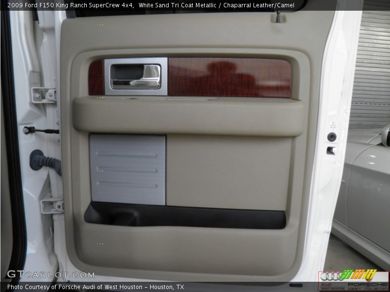 White Sand Tri Coat Metallic / Chaparral Leather/Camel 2009 Ford F150 King Ranch SuperCrew 4x4