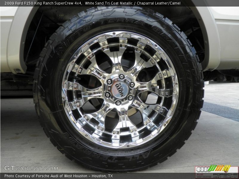 White Sand Tri Coat Metallic / Chaparral Leather/Camel 2009 Ford F150 King Ranch SuperCrew 4x4