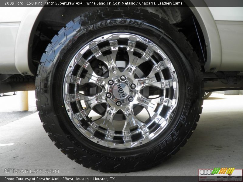 White Sand Tri Coat Metallic / Chaparral Leather/Camel 2009 Ford F150 King Ranch SuperCrew 4x4