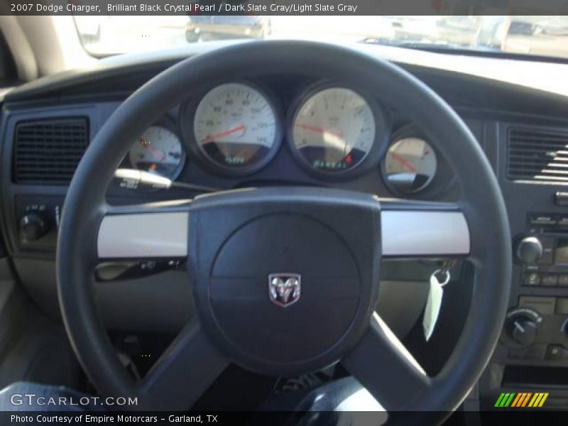Brilliant Black Crystal Pearl / Dark Slate Gray/Light Slate Gray 2007 Dodge Charger