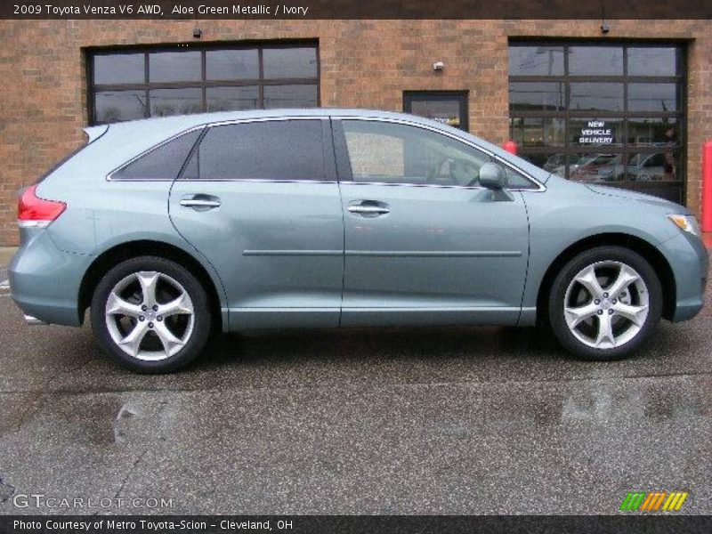 Aloe Green Metallic / Ivory 2009 Toyota Venza V6 AWD