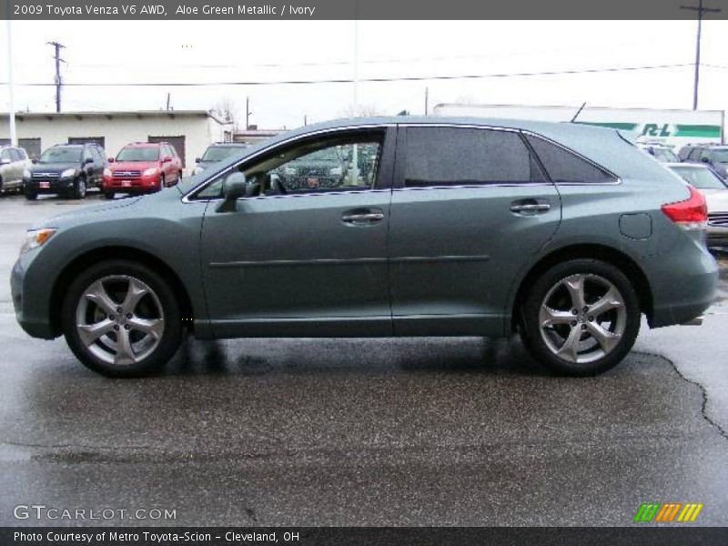 Aloe Green Metallic / Ivory 2009 Toyota Venza V6 AWD