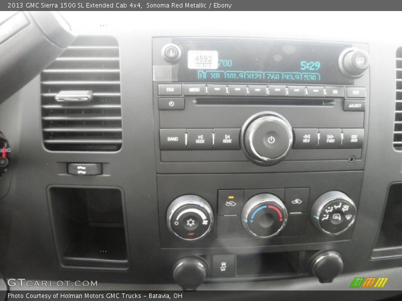 Sonoma Red Metallic / Ebony 2013 GMC Sierra 1500 SL Extended Cab 4x4