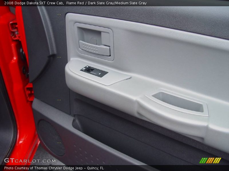 Flame Red / Dark Slate Gray/Medium Slate Gray 2008 Dodge Dakota SXT Crew Cab
