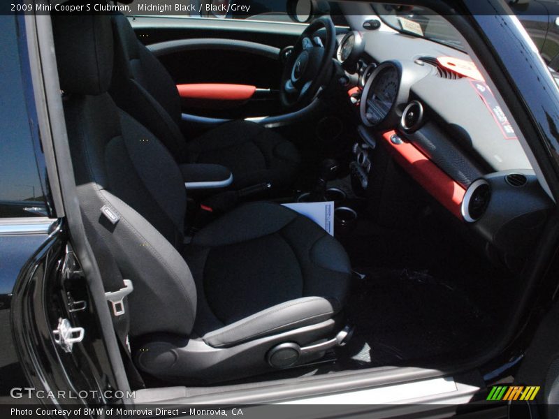 Midnight Black / Black/Grey 2009 Mini Cooper S Clubman