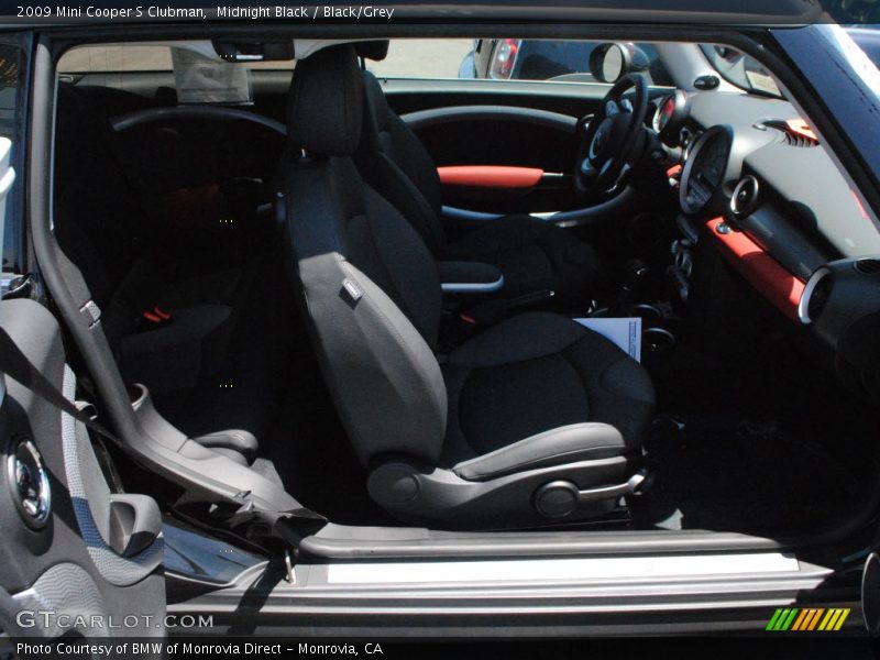 Midnight Black / Black/Grey 2009 Mini Cooper S Clubman