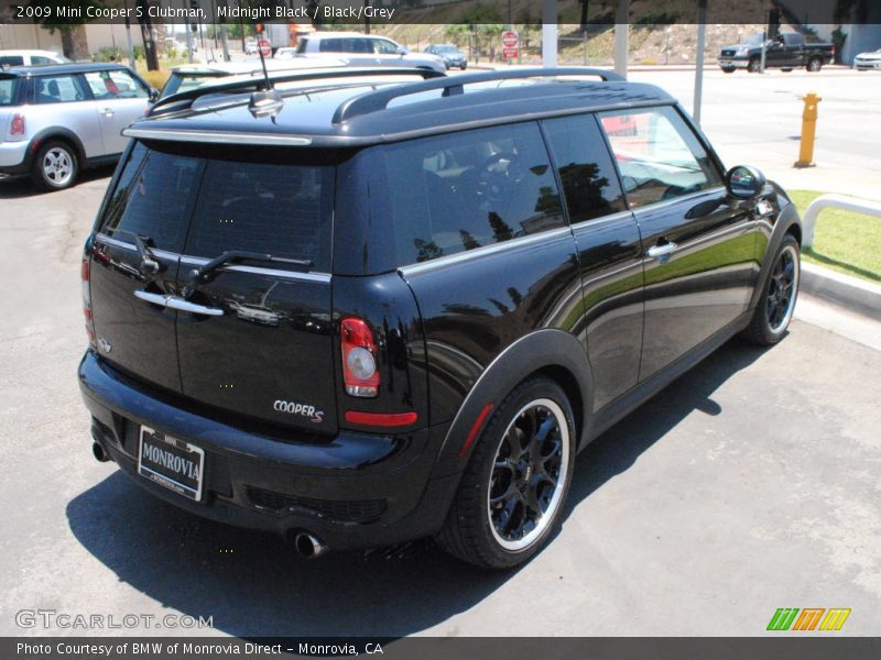 Midnight Black / Black/Grey 2009 Mini Cooper S Clubman