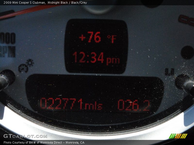 Midnight Black / Black/Grey 2009 Mini Cooper S Clubman