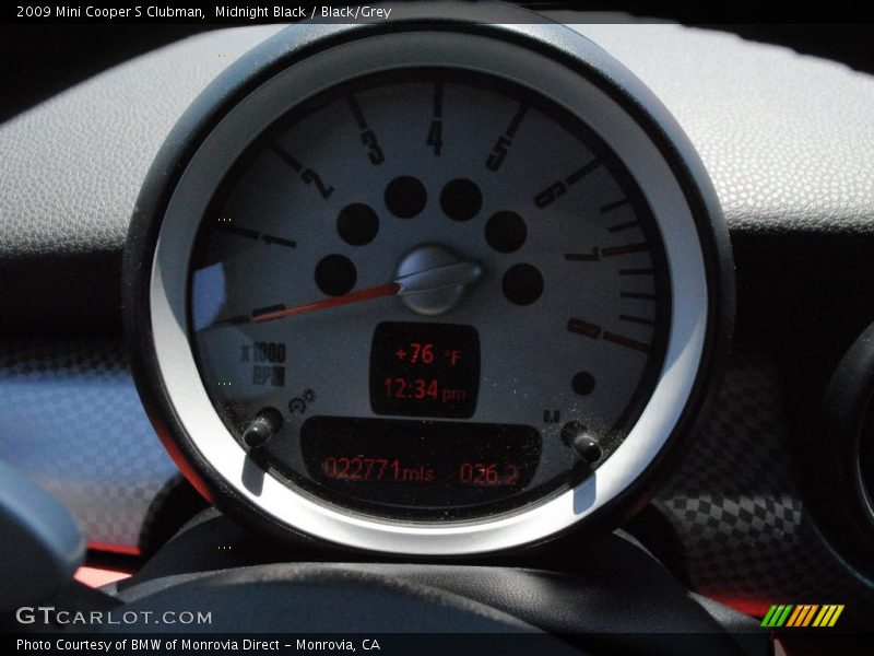 Midnight Black / Black/Grey 2009 Mini Cooper S Clubman