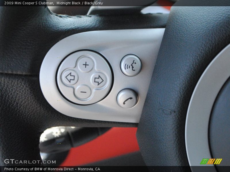 Midnight Black / Black/Grey 2009 Mini Cooper S Clubman