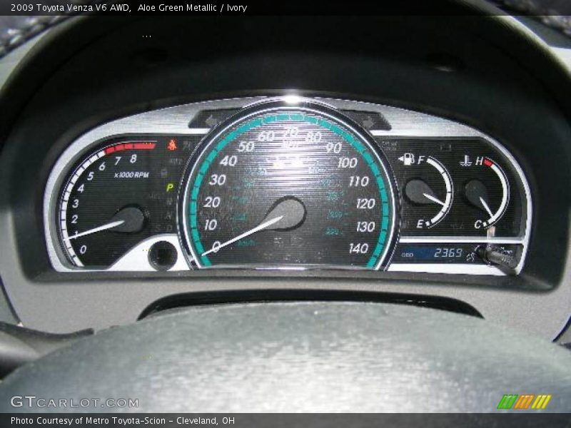 Aloe Green Metallic / Ivory 2009 Toyota Venza V6 AWD