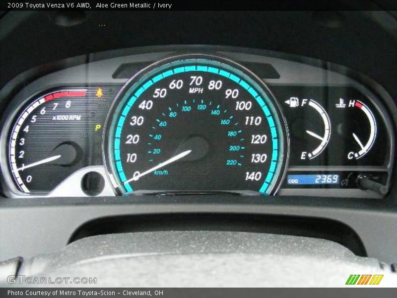 Aloe Green Metallic / Ivory 2009 Toyota Venza V6 AWD