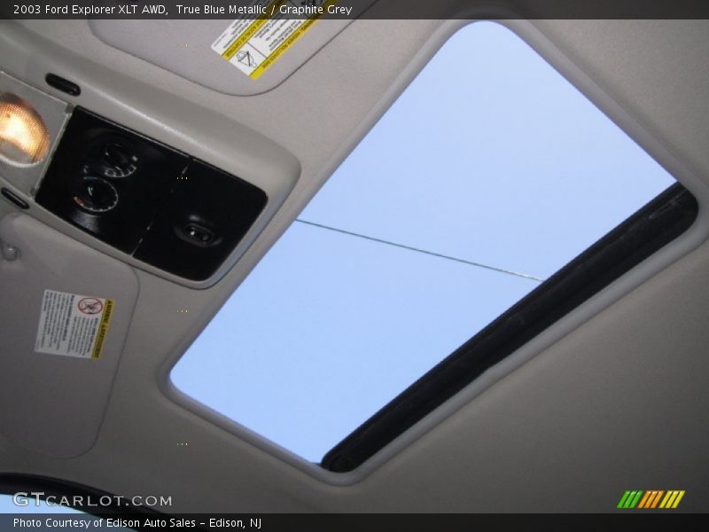 Sunroof of 2003 Explorer XLT AWD