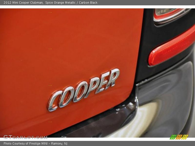 Spice Orange Metallic / Carbon Black 2012 Mini Cooper Clubman