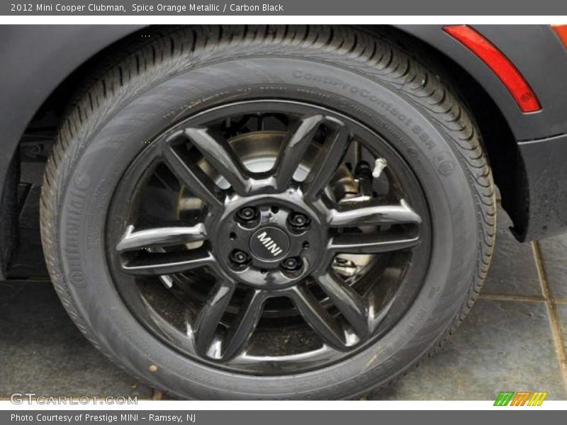 Spice Orange Metallic / Carbon Black 2012 Mini Cooper Clubman