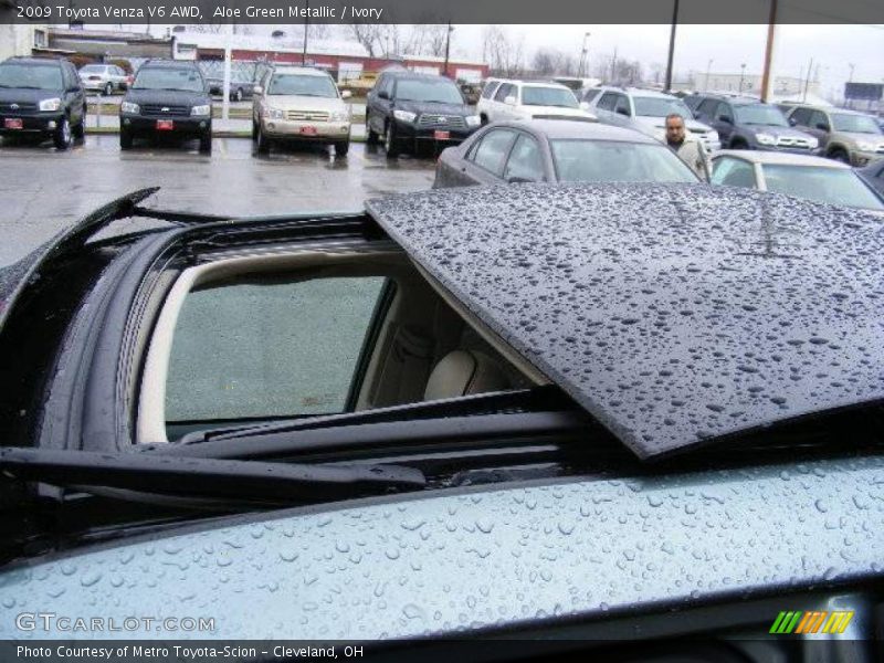 Aloe Green Metallic / Ivory 2009 Toyota Venza V6 AWD