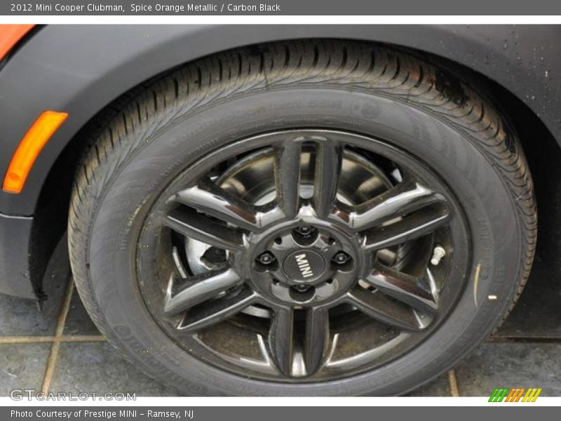 Spice Orange Metallic / Carbon Black 2012 Mini Cooper Clubman