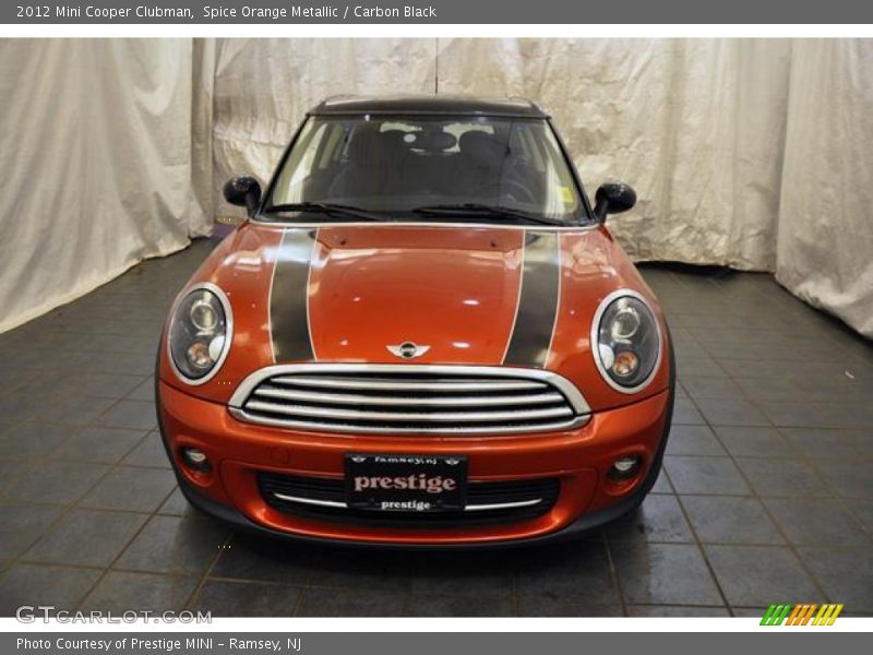 Spice Orange Metallic / Carbon Black 2012 Mini Cooper Clubman