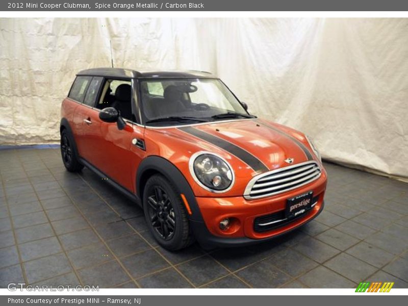 Spice Orange Metallic / Carbon Black 2012 Mini Cooper Clubman