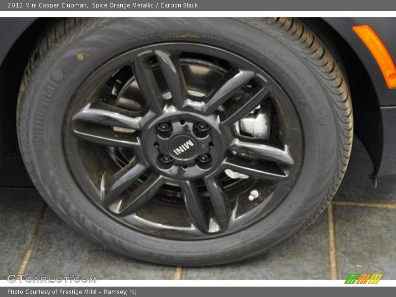 Spice Orange Metallic / Carbon Black 2012 Mini Cooper Clubman