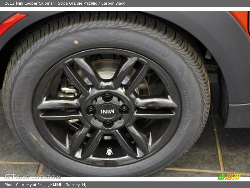 Spice Orange Metallic / Carbon Black 2012 Mini Cooper Clubman
