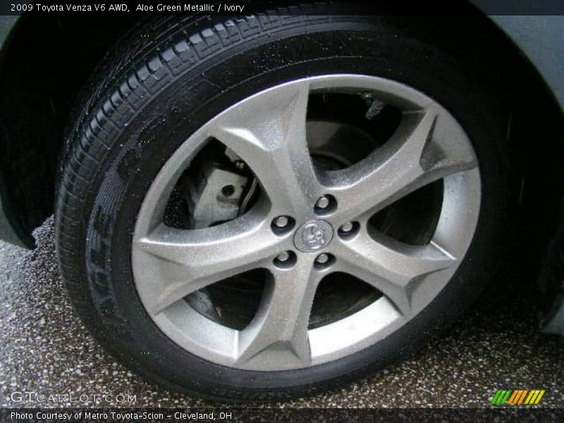 Aloe Green Metallic / Ivory 2009 Toyota Venza V6 AWD