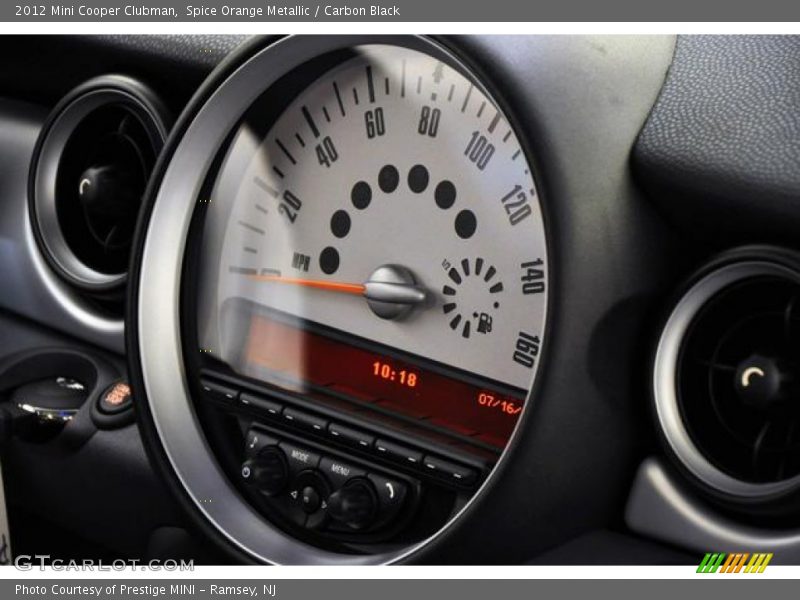 Spice Orange Metallic / Carbon Black 2012 Mini Cooper Clubman