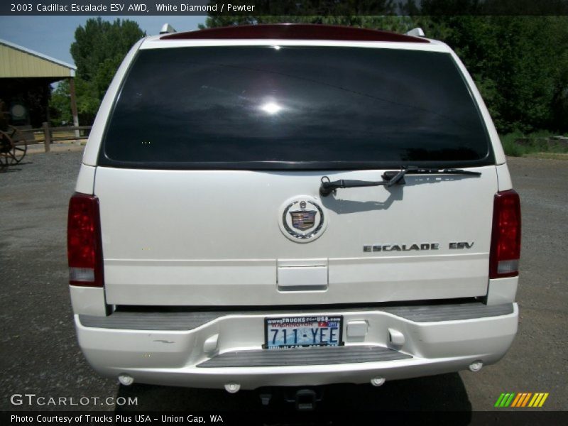 White Diamond / Pewter 2003 Cadillac Escalade ESV AWD