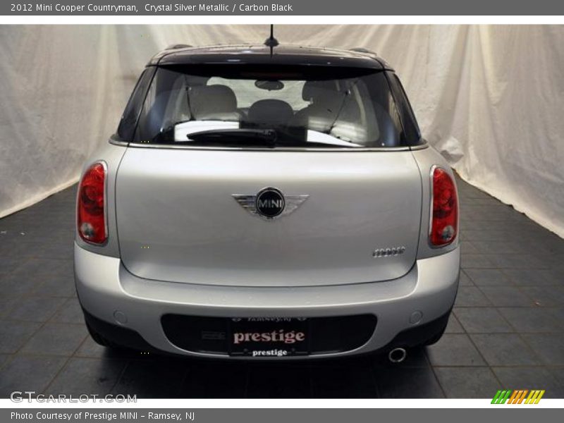 Crystal Silver Metallic / Carbon Black 2012 Mini Cooper Countryman