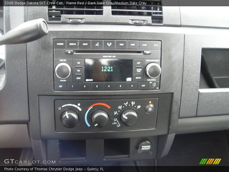 Flame Red / Dark Slate Gray/Medium Slate Gray 2008 Dodge Dakota SXT Crew Cab