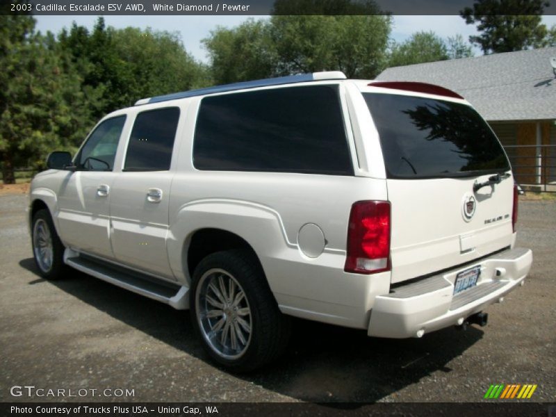 White Diamond / Pewter 2003 Cadillac Escalade ESV AWD