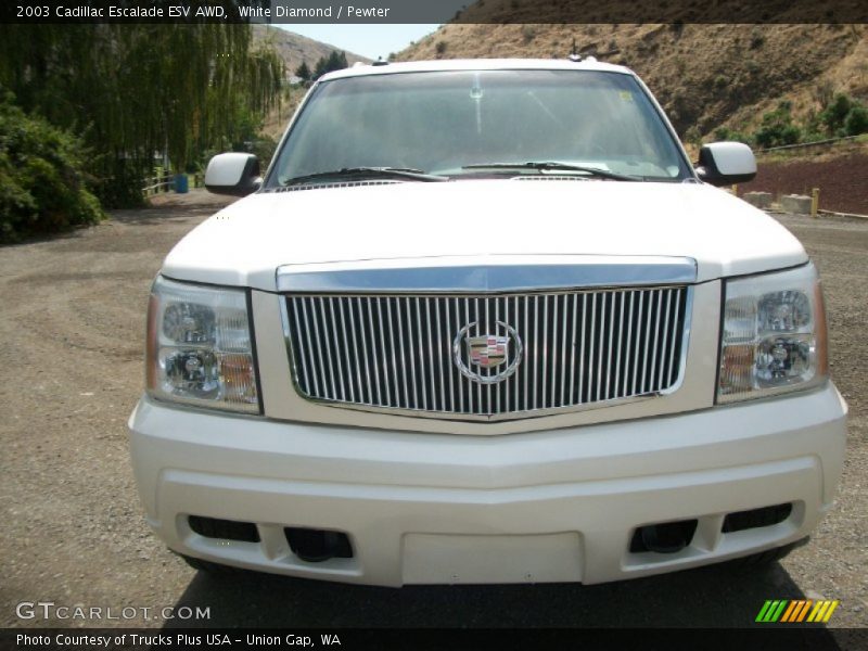 White Diamond / Pewter 2003 Cadillac Escalade ESV AWD