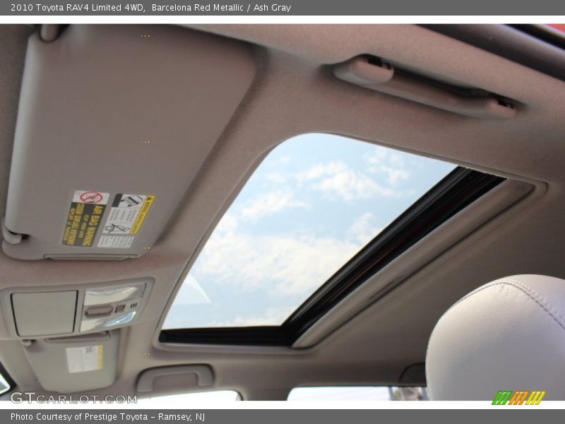 Barcelona Red Metallic / Ash Gray 2010 Toyota RAV4 Limited 4WD