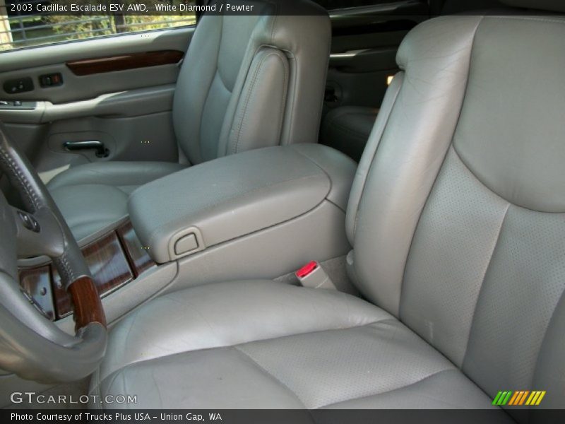 White Diamond / Pewter 2003 Cadillac Escalade ESV AWD