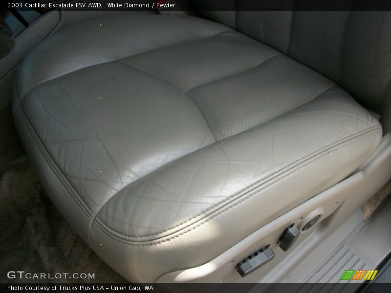 White Diamond / Pewter 2003 Cadillac Escalade ESV AWD