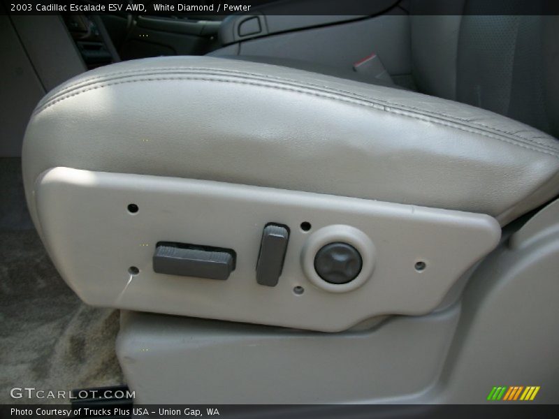 White Diamond / Pewter 2003 Cadillac Escalade ESV AWD