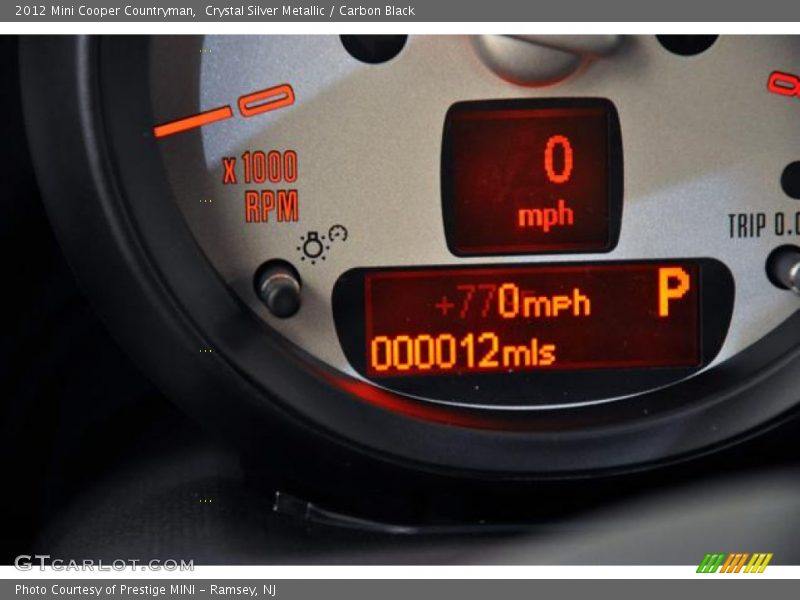 Crystal Silver Metallic / Carbon Black 2012 Mini Cooper Countryman