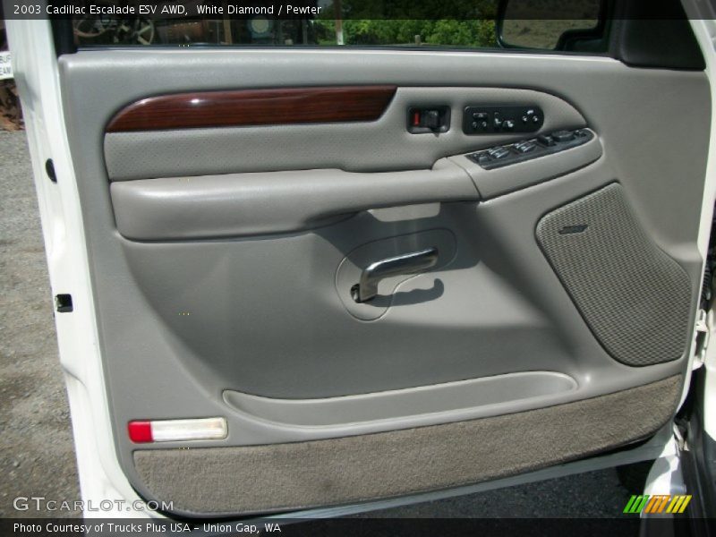 White Diamond / Pewter 2003 Cadillac Escalade ESV AWD