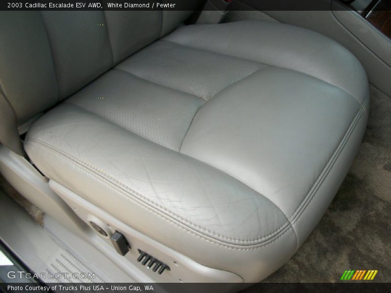 White Diamond / Pewter 2003 Cadillac Escalade ESV AWD