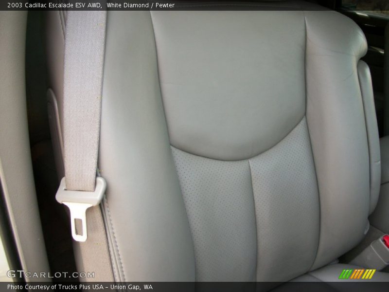 White Diamond / Pewter 2003 Cadillac Escalade ESV AWD