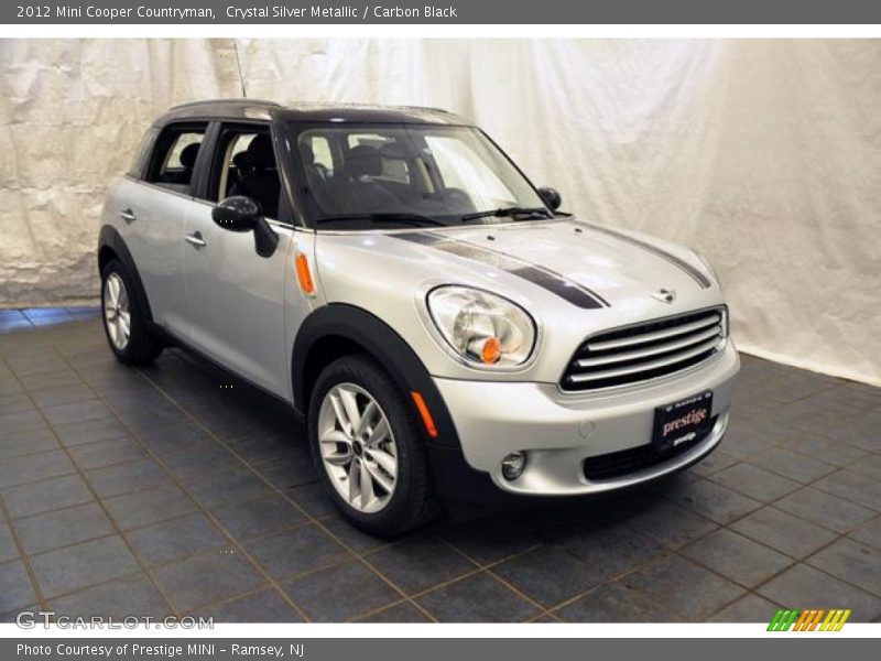 Crystal Silver Metallic / Carbon Black 2012 Mini Cooper Countryman