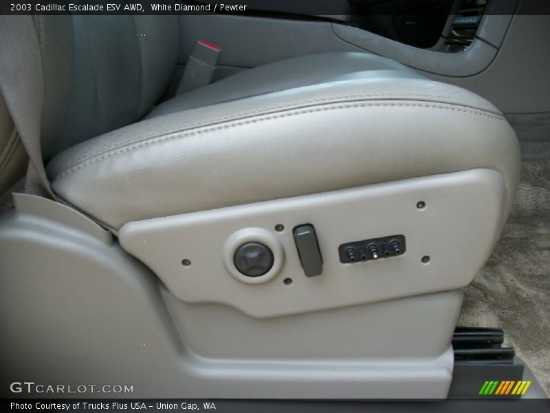 White Diamond / Pewter 2003 Cadillac Escalade ESV AWD