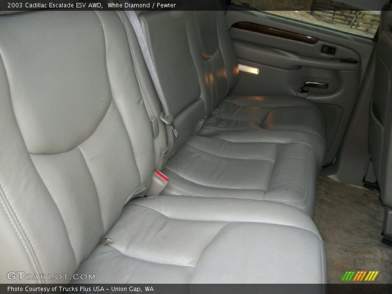 White Diamond / Pewter 2003 Cadillac Escalade ESV AWD