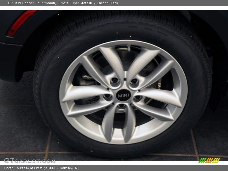 Crystal Silver Metallic / Carbon Black 2012 Mini Cooper Countryman
