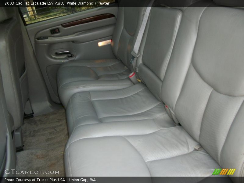 White Diamond / Pewter 2003 Cadillac Escalade ESV AWD