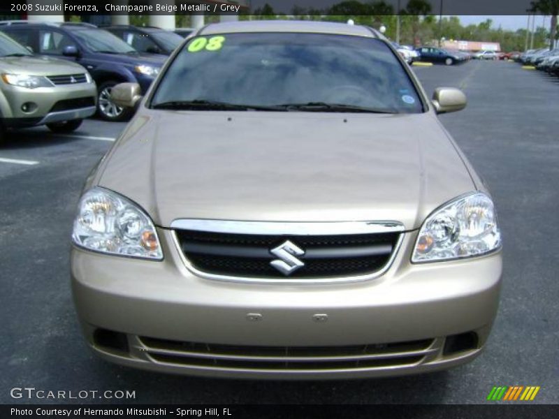 Champagne Beige Metallic / Grey 2008 Suzuki Forenza